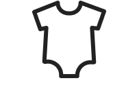 Baby onesie icon